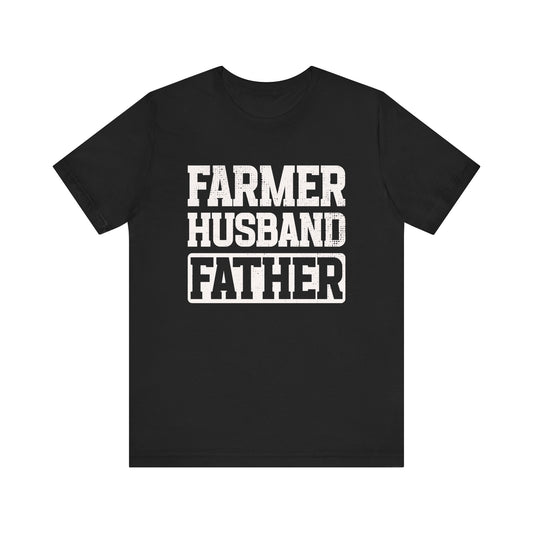 Farmer Husband Father T-shirt