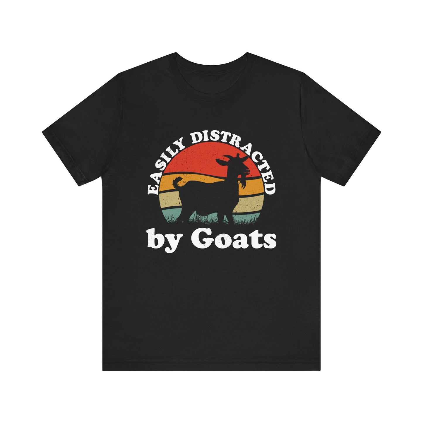 Easily Distracted By Goats T-shirt